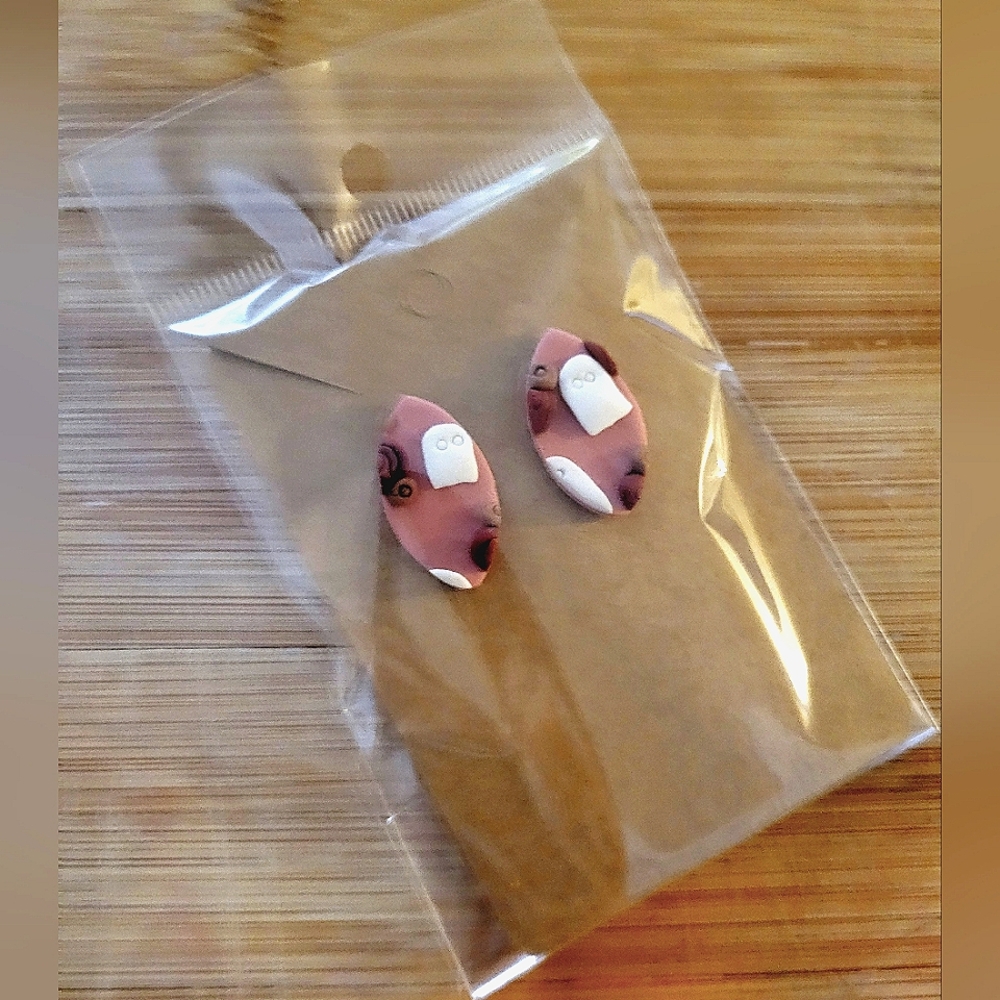 Floral ghost Earrings